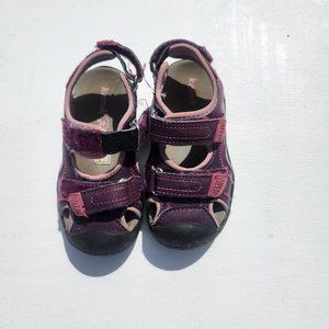 Kamik Sea Turtle 2 HK9042 Heavy Duty Rugged Sandals Pink Purple Girls Size 8